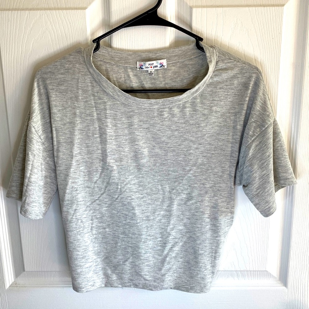 Poof New York Crop Top Open Back